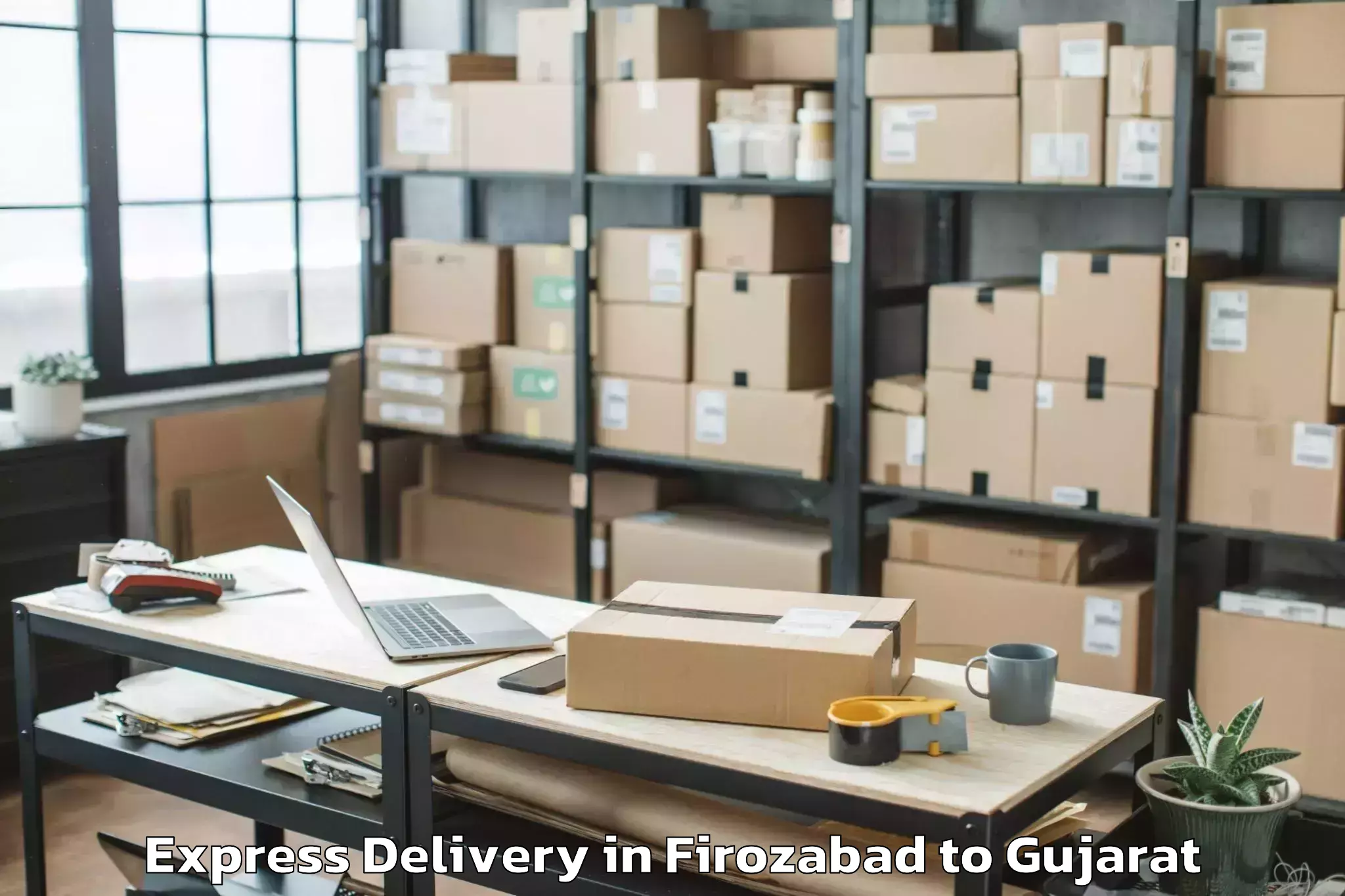 Quality Firozabad to Abhilashi University Surat Express Delivery